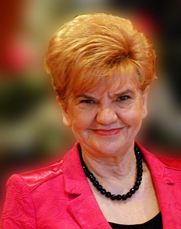 Zofia Żuk, prezeska łukowskiej Spółki „Łuksja” zajmującej się m.in. produkcją odzieży. Fot. PGL - fot. 