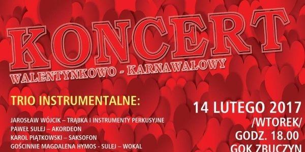 Koncert Walentynkowy - fot. GOK Zbuczyn