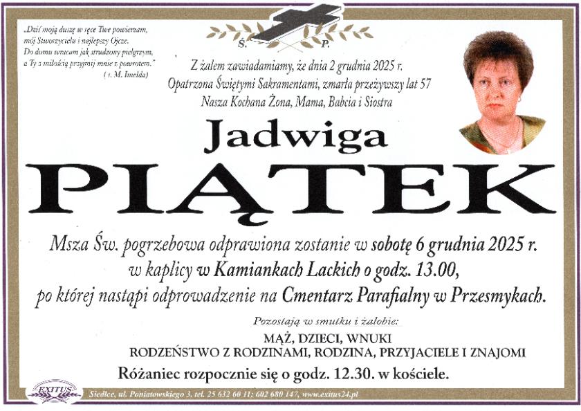 Jadwiga Piątek