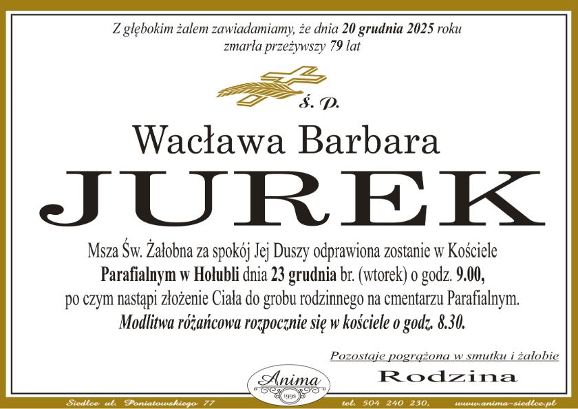 Wacława Barbara Jurek