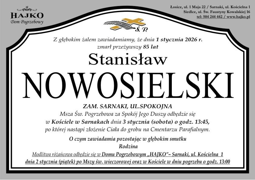 Stanisław Nowosielski