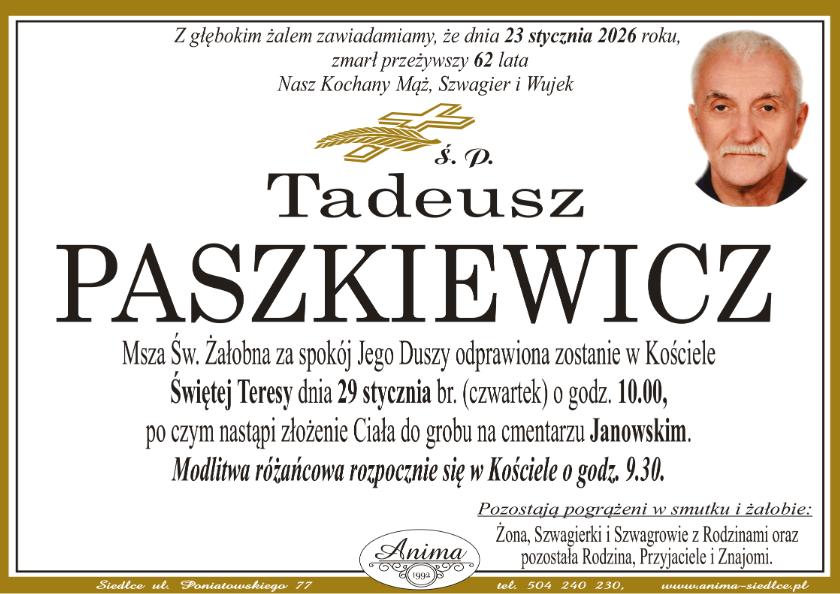 Tadeusz Paszkiewicz
