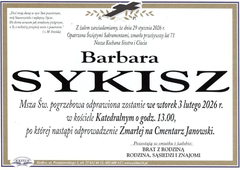 Barbara Sykisz