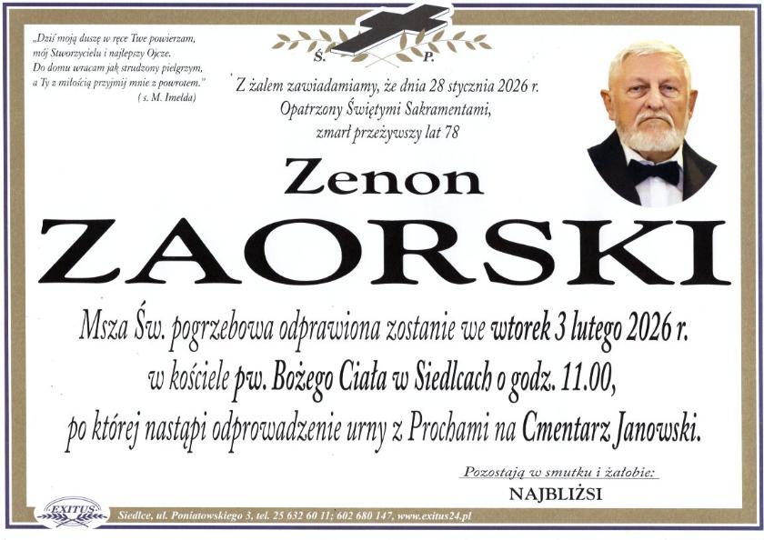 Zenon Zaorski