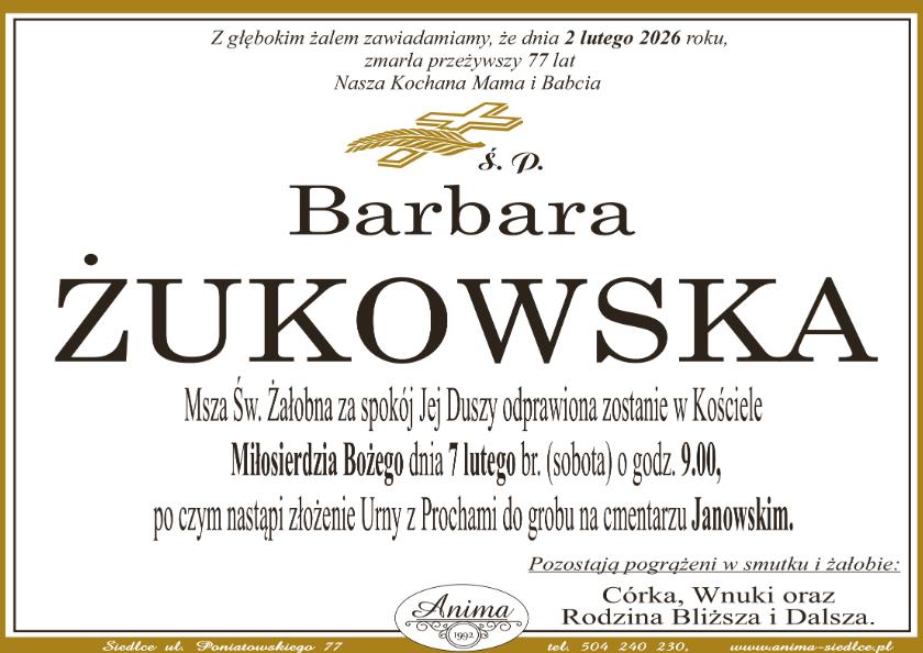 Barbara Żukowska