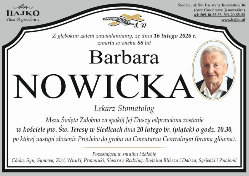 Barbara Nowicka