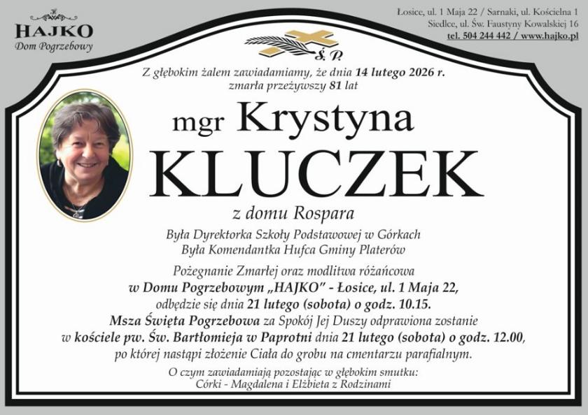 Krystyna Kluczek