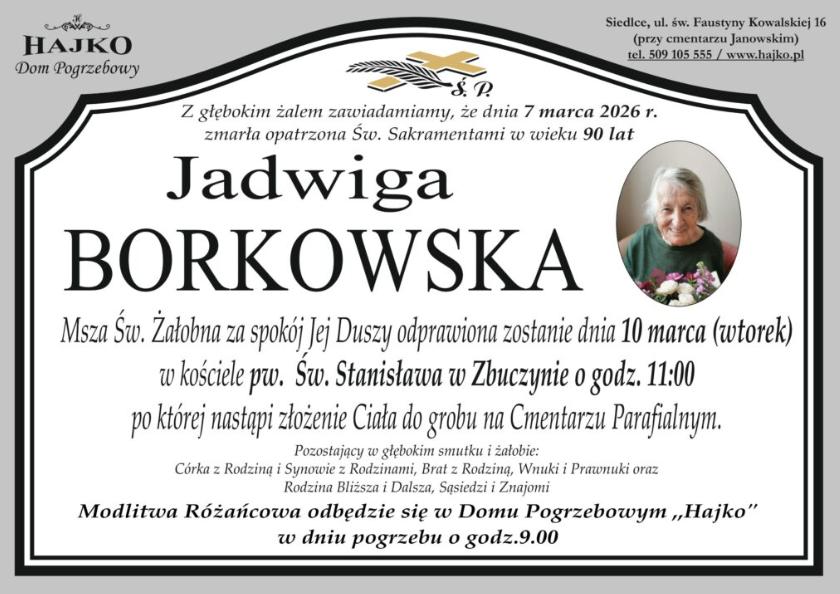 Jadwiga Borkowska