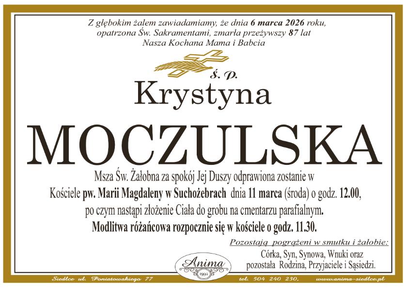 Krystyna Moczulska