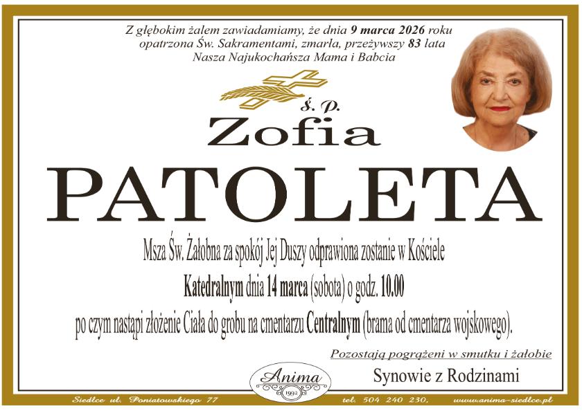 Zofia Patoleta