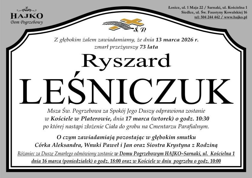 Ryszard Leśniczuk