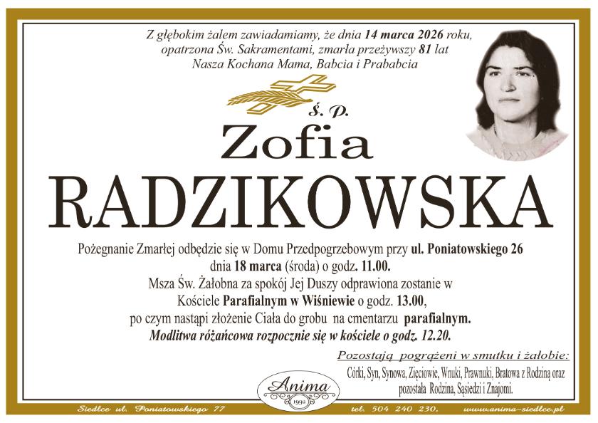 Zofia Radzikowska