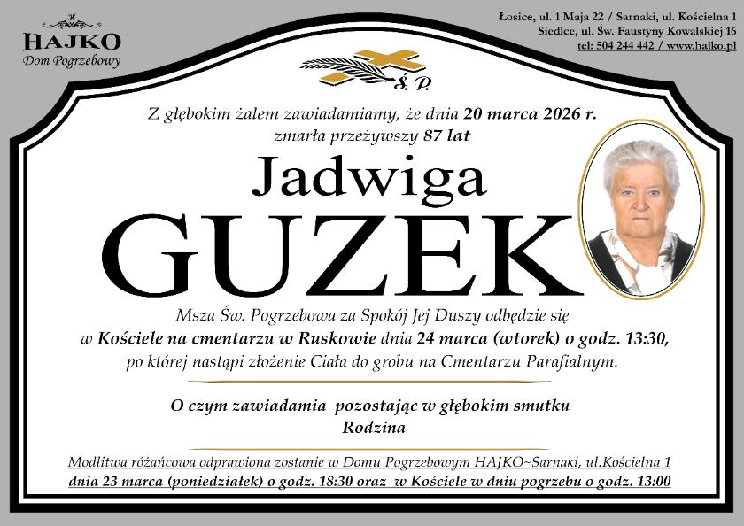 Jadwiga Guzek