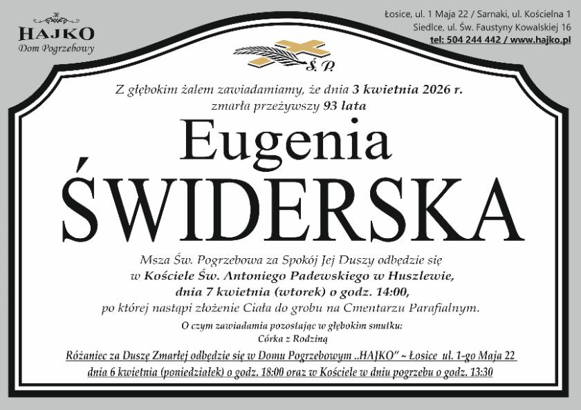 Eugenia Świderska