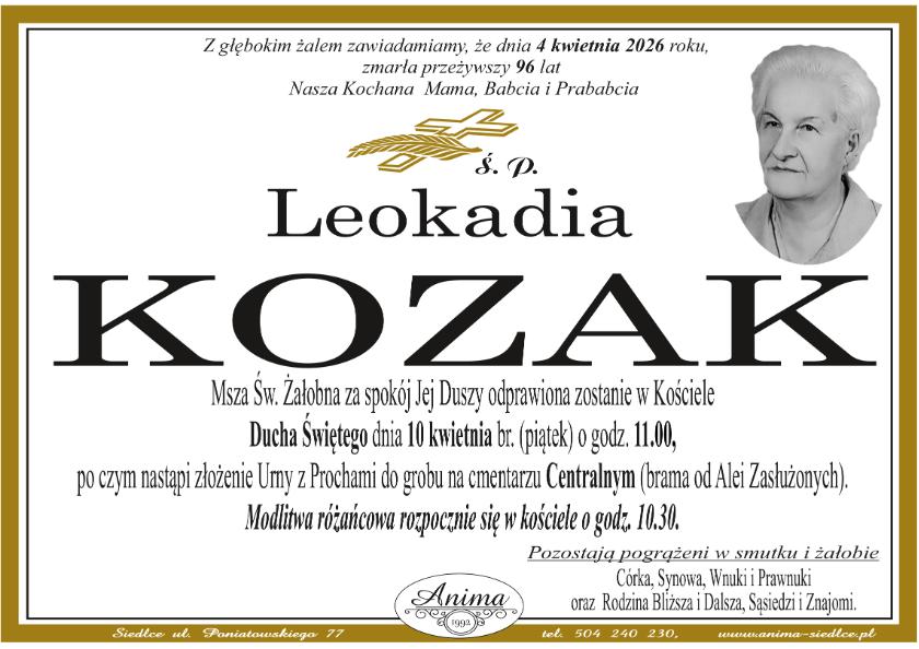 Leokadia Kozak