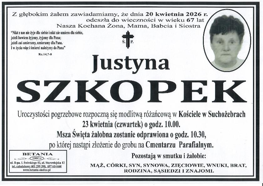 Justyna Szkopek