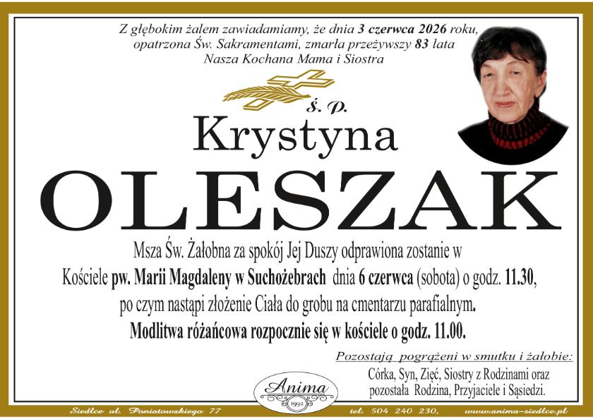 Krystyna Oleszak