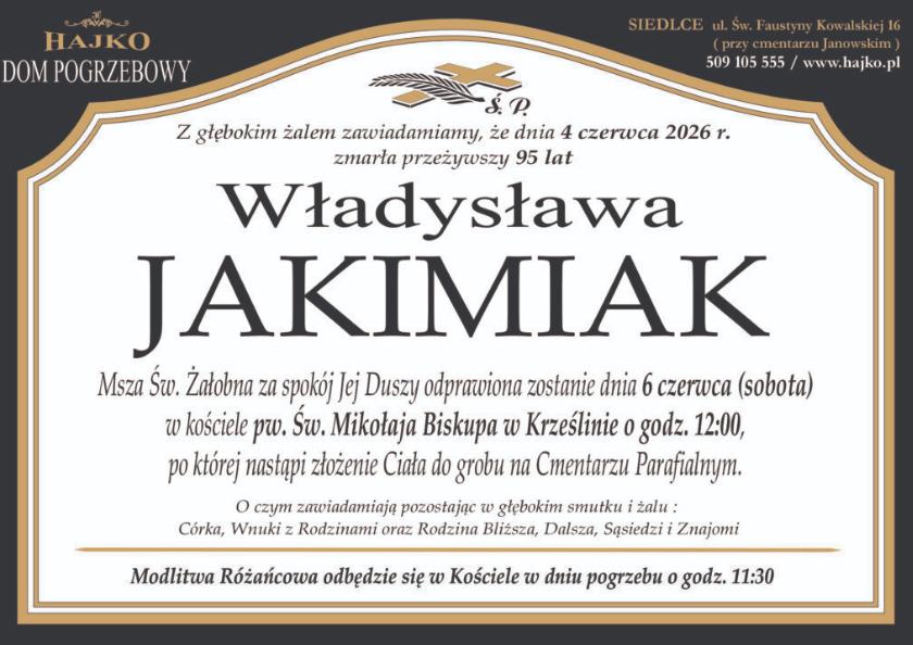 Władysława Jakimiak