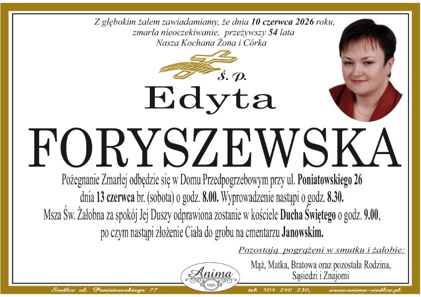 Edyta Foryszewska 