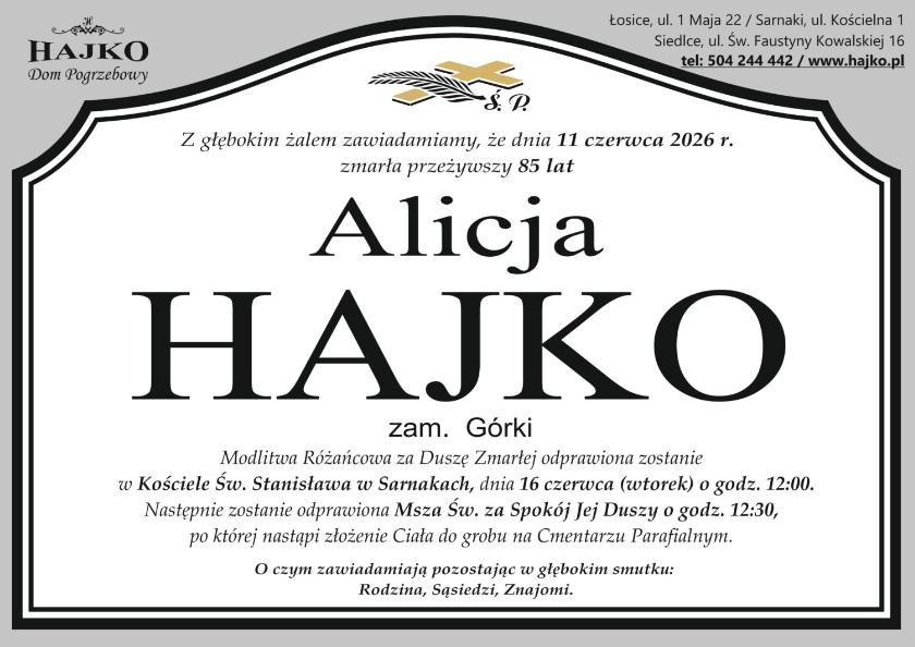 Alicja Hajko