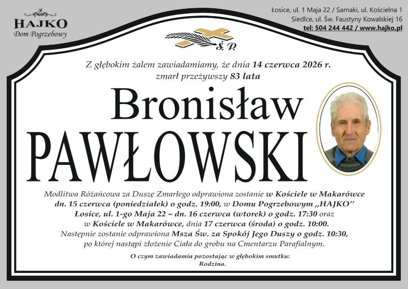 Bronisław Pawłowski