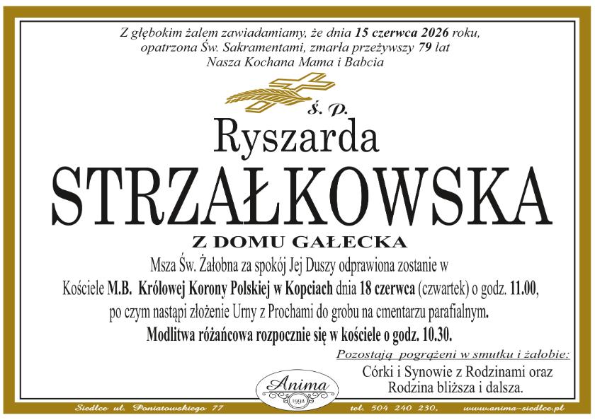 Ryszarda Strzałkowska