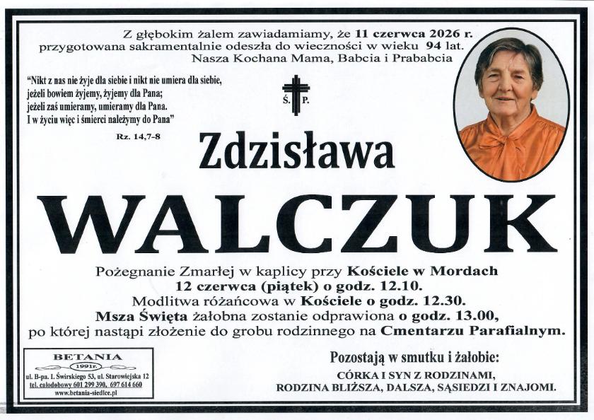 Zdzisława Walczuk