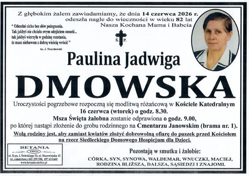 Paulina Jadwiga Dmowska