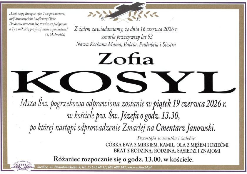 Zofia Kosyl
