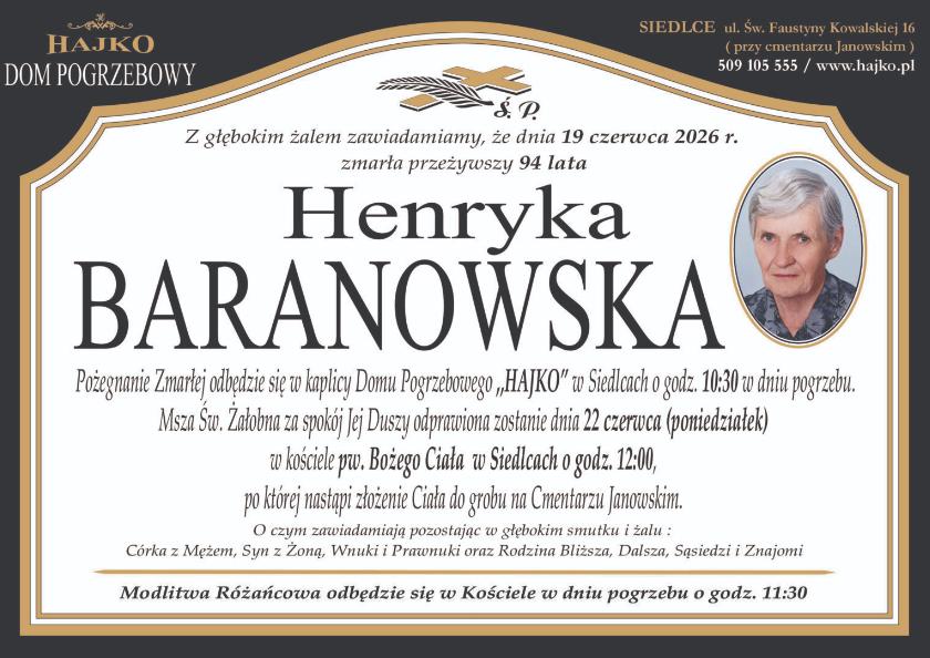 Henryka Baranowska