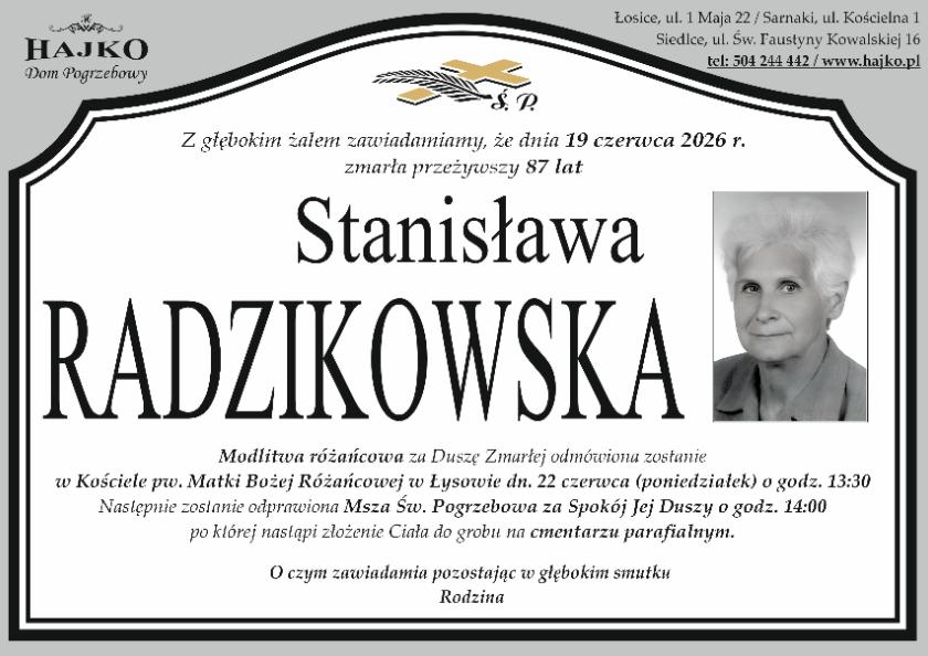 Stanisława Radzikowska