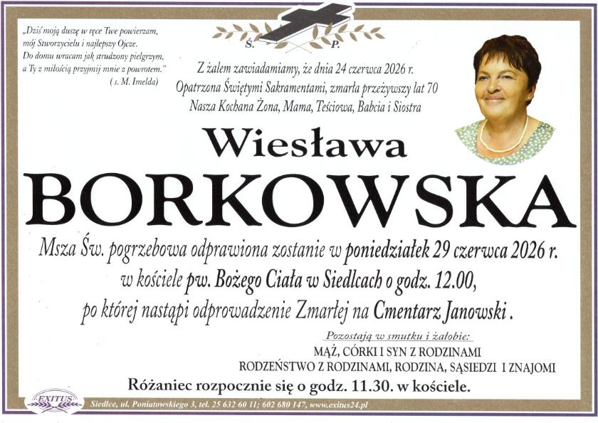 Wiesława Borkowska