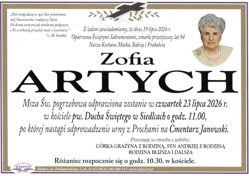 Zofia Artych