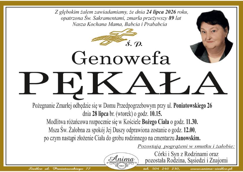 Genowefa Pękała
