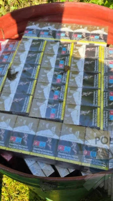 Ponad 141 tysięcy nielegalnych papierosów zabezpieczonych w gminie Przesmyki. Skarb Państwa mógł stracić ćwierć miliona złotych