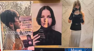 Sleeveface, czyli ubierz się w książkę w Bibliotece Pedagogicznej w Węgrowie
