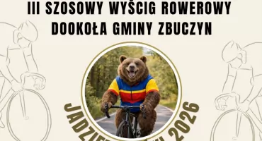Jadziem Miśki 2026. Kolarski wyścig wokół gminy Zbuczyn wraca po raz trzeci