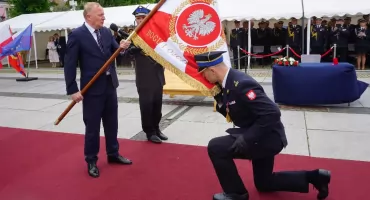 Jubileusz zawodowej straży pożarnej w Węgrowie. Historia pięciu dekad (zdjęcia)