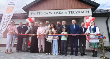 Nowa świetlica w Tęczkach już otwarta. Mieszkańcy zyskali nowoczesne miejsce spotkań