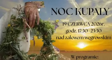 Noc Kupały nad zalewem w Węgrowie