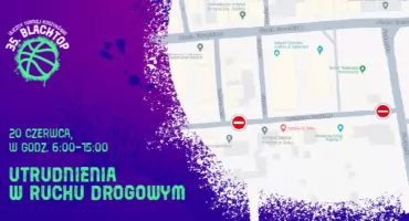 Siedlce: Utrudnienia w ruchu w związku z Ulicznym Turniejem Koszykówki Blacktop