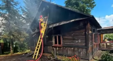 Gmina Mokobody: Pożar domu jednorodzinnego w Żukowie