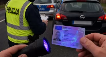 42-latek okazał fałszywe prawo jazdy
