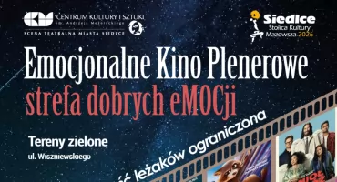 Dzisiejszy seans kina plenerowego przeniesiony do Centrum Kultury i Sztuki