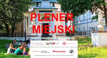 Plener malarski przy Kaplicy Ogińskich. Galeria Kultura zaprasza na bezpłatne warsztaty