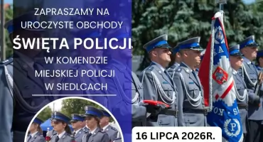 Święto Policji w Siedlcach. Pokazy sprzętu i dzień otwarty komendy