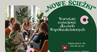 Bezpłatne wsparcie dla osób współuzależnionych. Stowarzyszenie „Szansa” zaprasza do udziału w projekcie