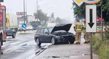 Siedlce: Zderzenie BMW i Forda Focusa 