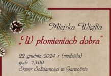 22 grudnia na skwerze Solidarności odbędzie się druga już „Miejska Wigilia”.