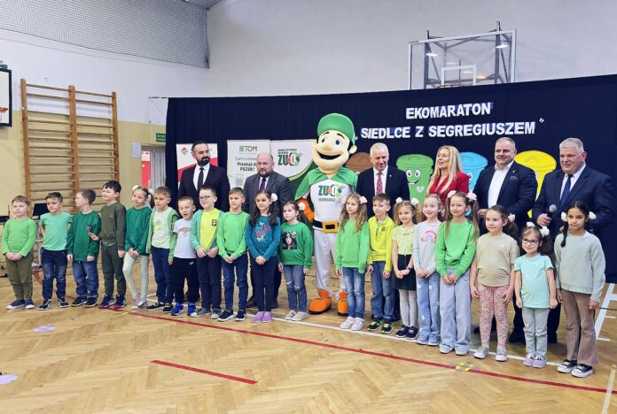 Ruszył projekt edukacji ekologicznej „Ekomaraton – Siedlce segregują z Segregiuszem”.